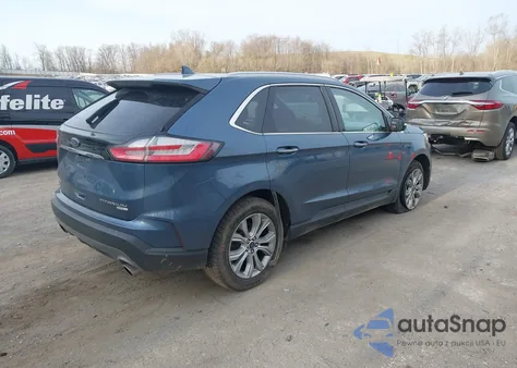 2019 Ford Edge Titanium from USA, damaged, VIN 2FMPK4K94KBB63095